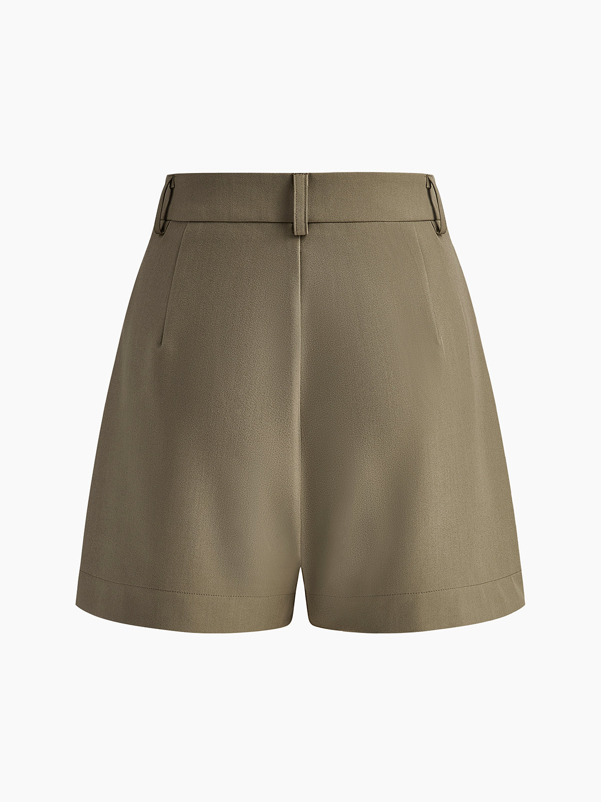 Elegante High-Waist Shorts für Damen – Business Casual Shorts mit lockerer Passform & Bügelfalte