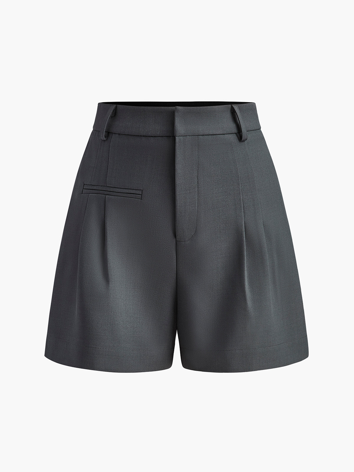 Elegante High-Waist Shorts für Damen – Business Casual Shorts mit lockerer Passform & Bügelfalte