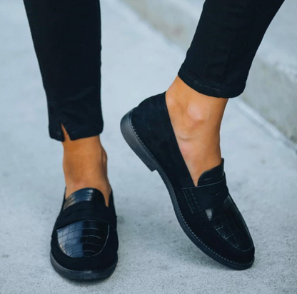 Elegante Slip-On Loafer mit Kroko-Optik für Herren – Bequeme Business & Freizeit Schuhe