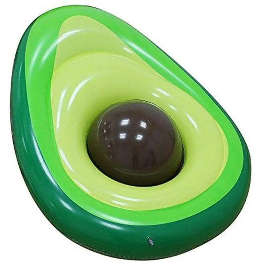 Floacado - Avocado-Badeinsel XXL – 160 × 125 cm mit in Ball verwandeltem Kern