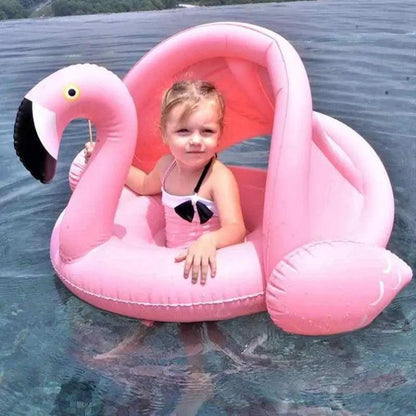 Aqualumi - Baby-Sitzring Flamingo