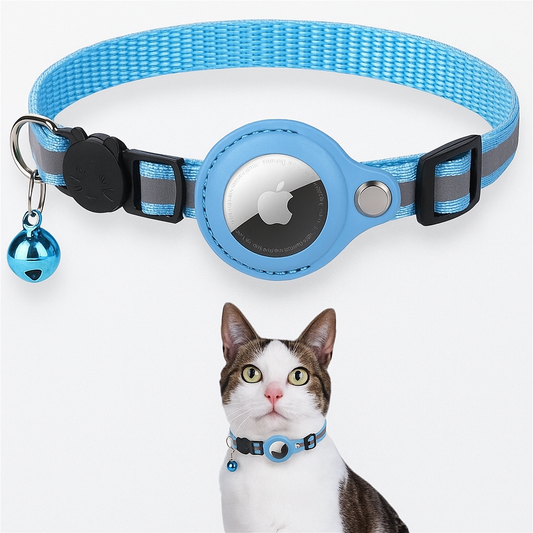Clairon - GPS-Halsband für Katzen mit Schnellverschluss und reflektierendem Design für bessere Sichtbarkeit bei Nacht