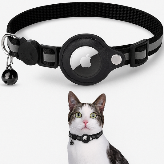 Clairon - GPS-Halsband für Katzen mit Schnellverschluss und reflektierendem Design für bessere Sichtbarkeit bei Nacht