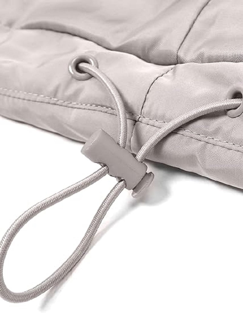Oversized Steppweste mit Reißverschluss & Taschen – Warme, lässige Winterweste für Damen