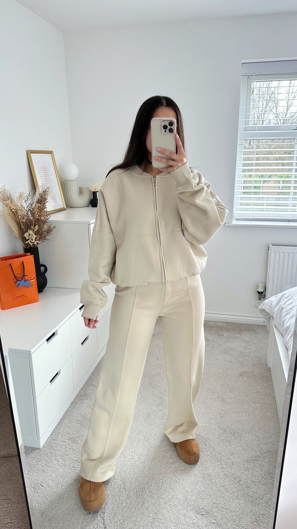 Élodivine - Oversize Jogginganzug mit Reißverschluss für Frauen