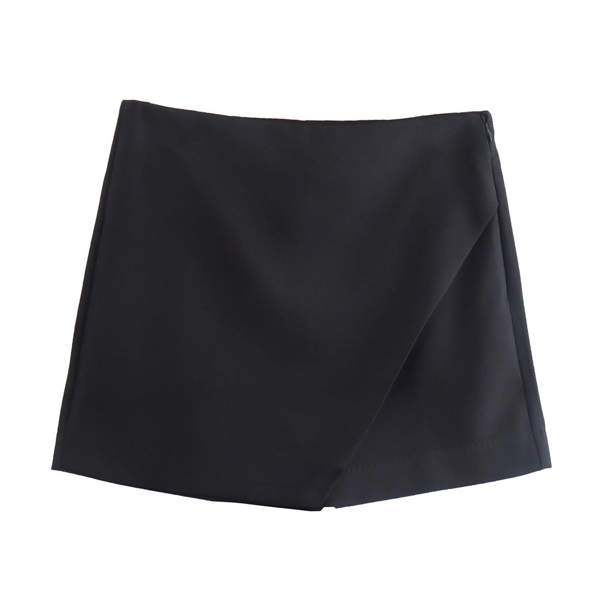 Elegante Skort-Shorts für Damen – High-Waist Wickelshorts mit Rock-Optik