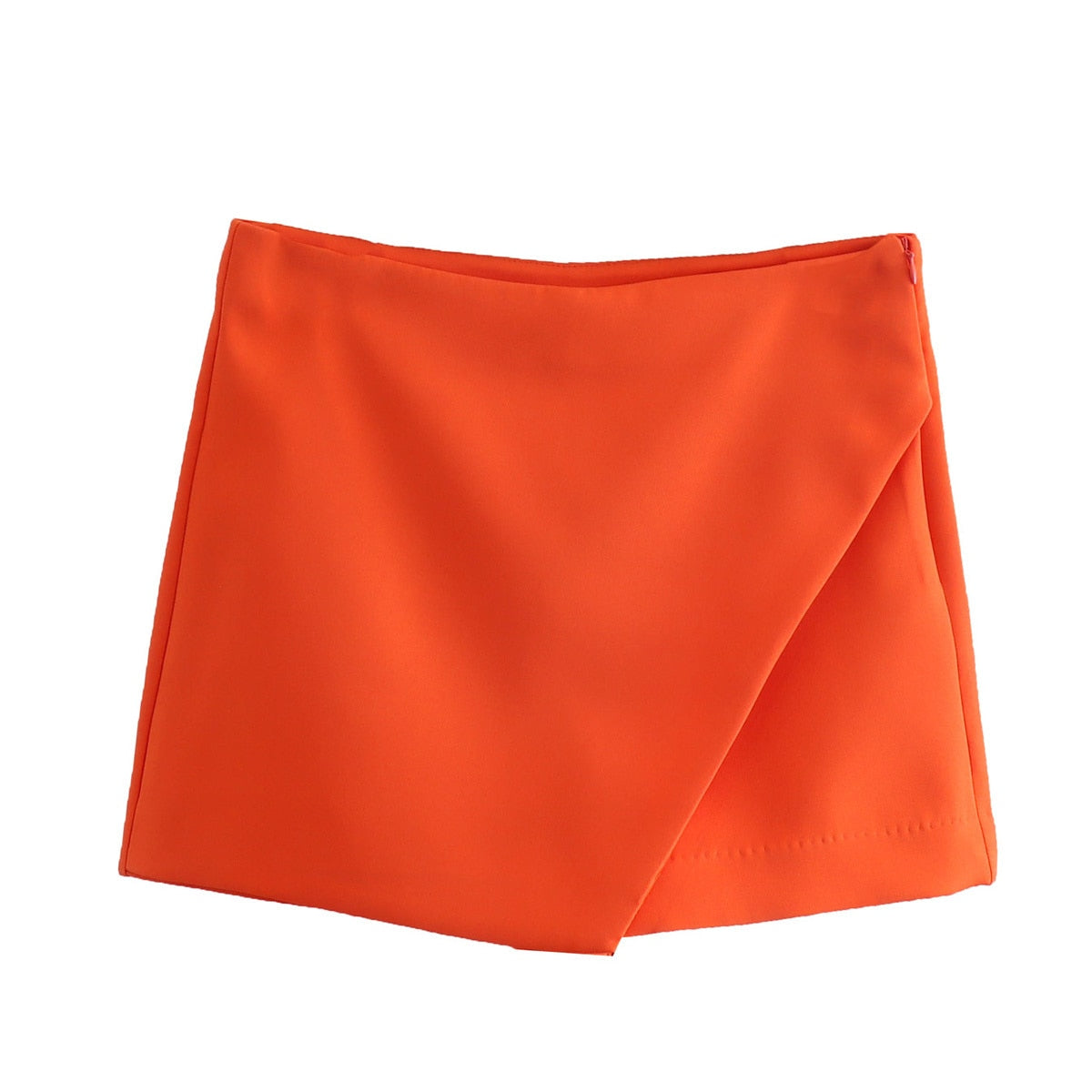 Elegante Skort-Shorts für Damen – High-Waist Wickelshorts mit Rock-Optik