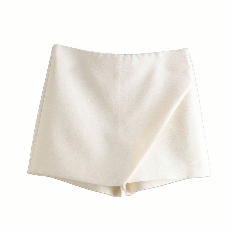 Elegante Skort-Shorts für Damen – High-Waist Wickelshorts mit Rock-Optik
