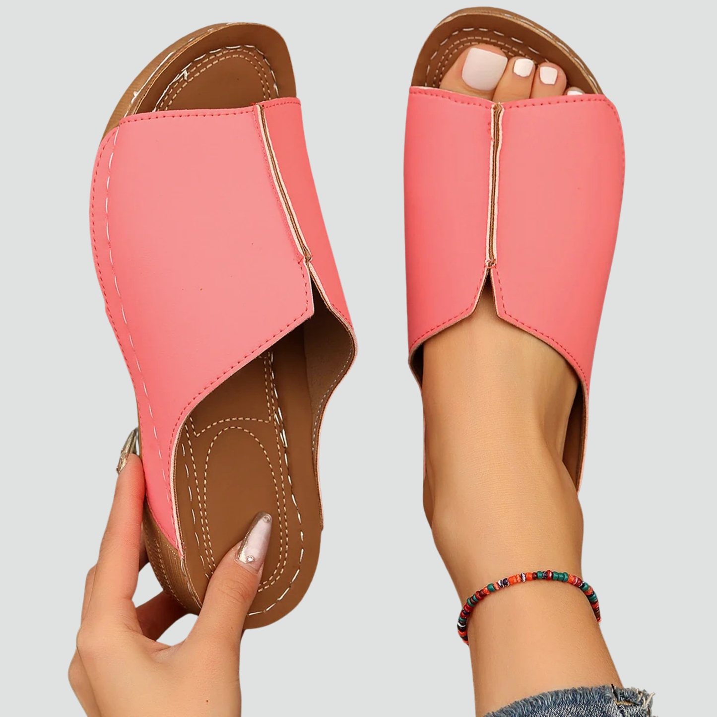 Bequeme Slip-On Sandalen – Leicht & Stylisch für Damen