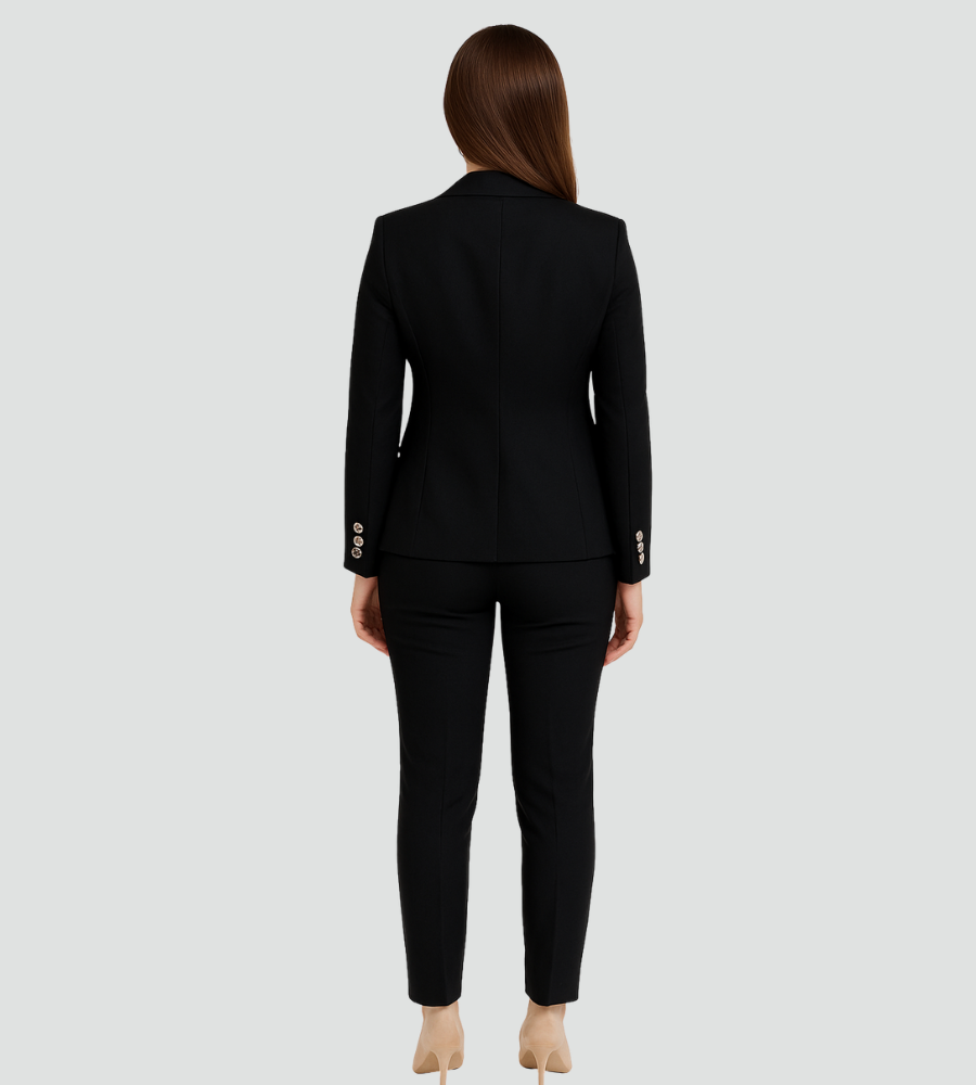 Eleganter Damen Hosenanzug mit Blazer – Slim Fit Business Set
