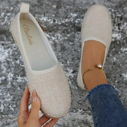 Leichte Espadrille Slipper für Damen – Bequeme Canvas-Schuhe im Casual Look