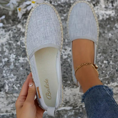 Leichte Espadrille Slipper für Damen – Bequeme Canvas-Schuhe im Casual Look