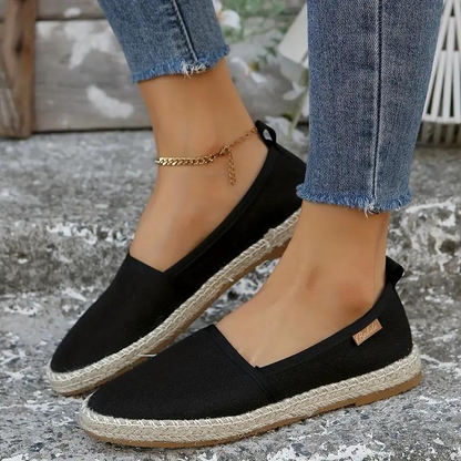Leichte Espadrille Slipper für Damen – Bequeme Canvas-Schuhe im Casual Look