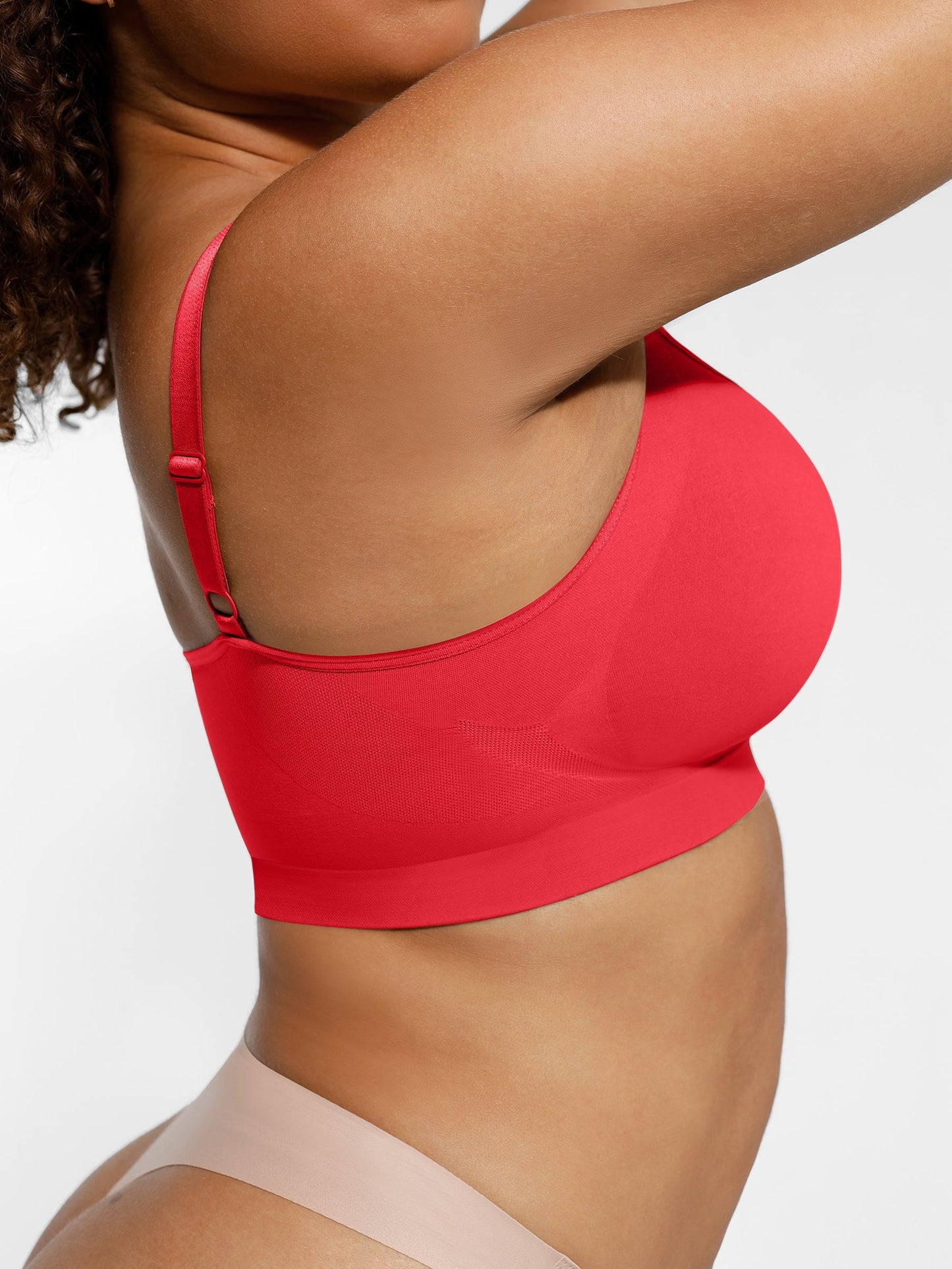 Nahtloser BH mit Raff-Detail – Bequem, Formgebend & Verstellbare Träger für Damen