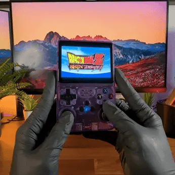 PixelRétro - Tragbare Retro-Spielkonsole mit HD-Bildschirm und USB-Ladung