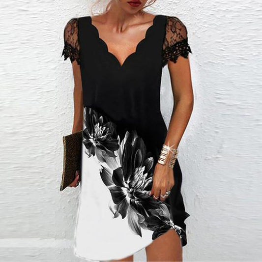 Prudie - Glamouröse Pailletten-Abendkleid für den Sommer