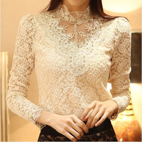 Évarine - Elegante Bestickte Bluse für Frauen – Chic und Komfort