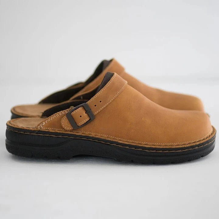 Thalorie - Orthopädische Leder-Clogs für den Herbst