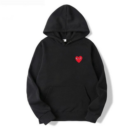 Héline - Kapuzenpullover für Damen, Herzmotiv und lässiger Stil