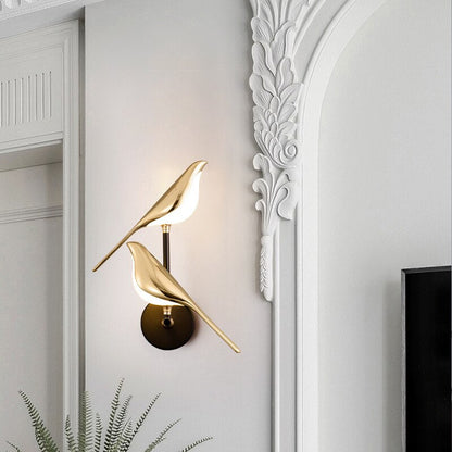 Aviora - Moderne Wandlampe in Form von Vögeln