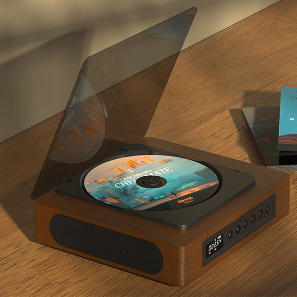 RétroÉtoile - Vintage CD-Player Bluetooth NovaRetro mit USB-C-Anschluss