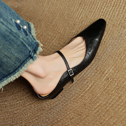 Elegante Slingback Ballerinas mit spitzer Kappe – Bequeme Flats für Damen im Alltag & Büro