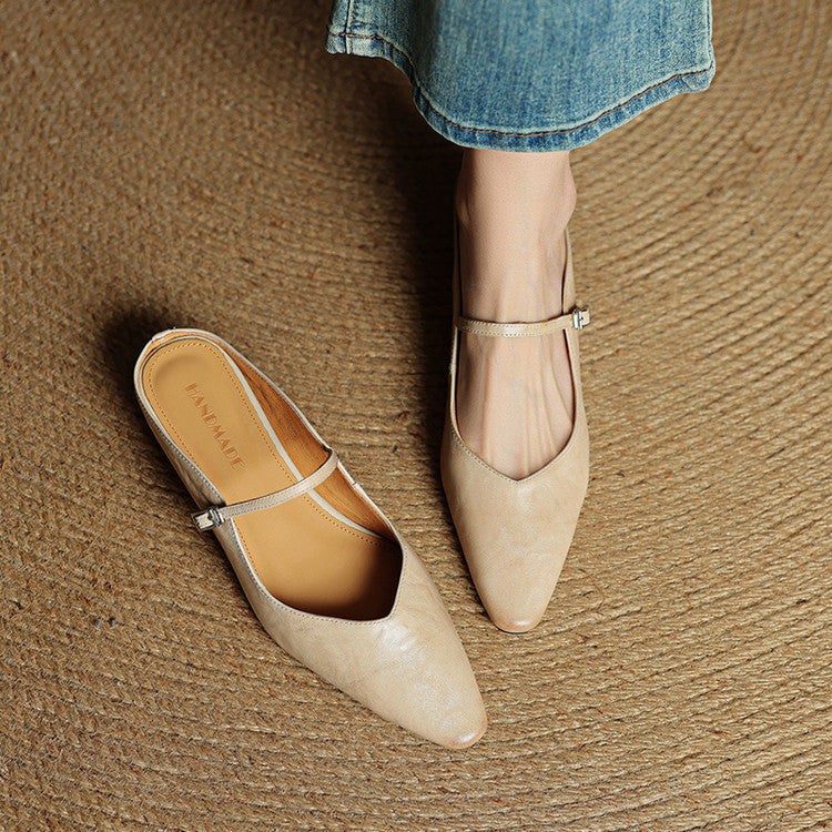 Elegante Slingback Ballerinas mit spitzer Kappe – Bequeme Flats für Damen im Alltag & Büro
