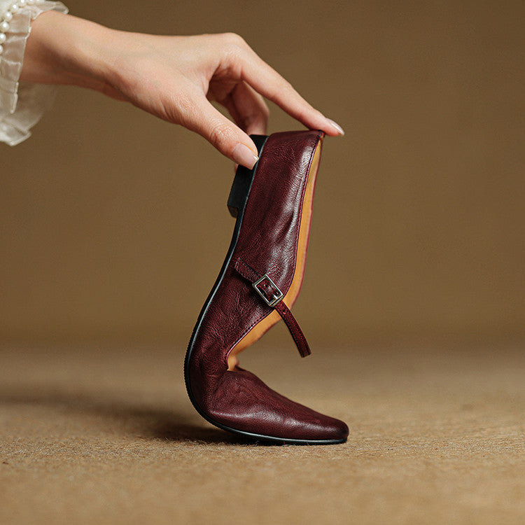 Elegante Slingback Ballerinas mit spitzer Kappe – Bequeme Flats für Damen im Alltag & Büro