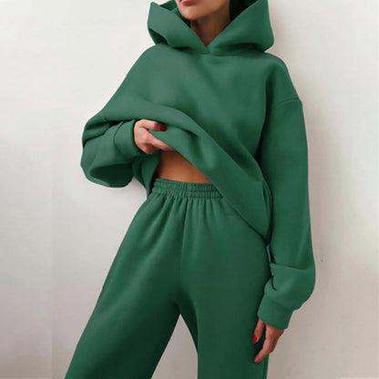Stylisches Hoodie Jogginganzug Set für Damen – Bequemes Freizeit Outfit mit Oversize Fit