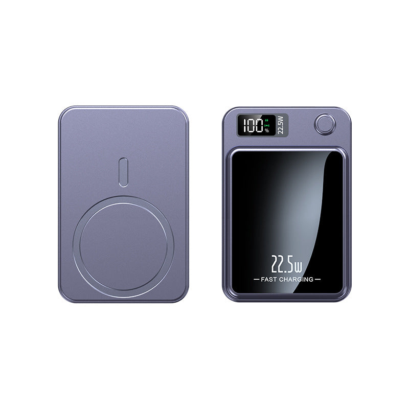 Magnetische Powerbank mit 22,5W Schnellladung – Kabelloser 10.000mAh Akku mit LED-Display für iPhone & Android