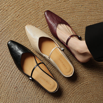 Elegante Slingback Ballerinas mit spitzer Kappe – Bequeme Flats für Damen im Alltag & Büro