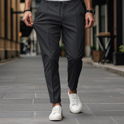 Elegante Slim Fit Hose für Herren – Stretch Stoffhose im Business Casual Stil