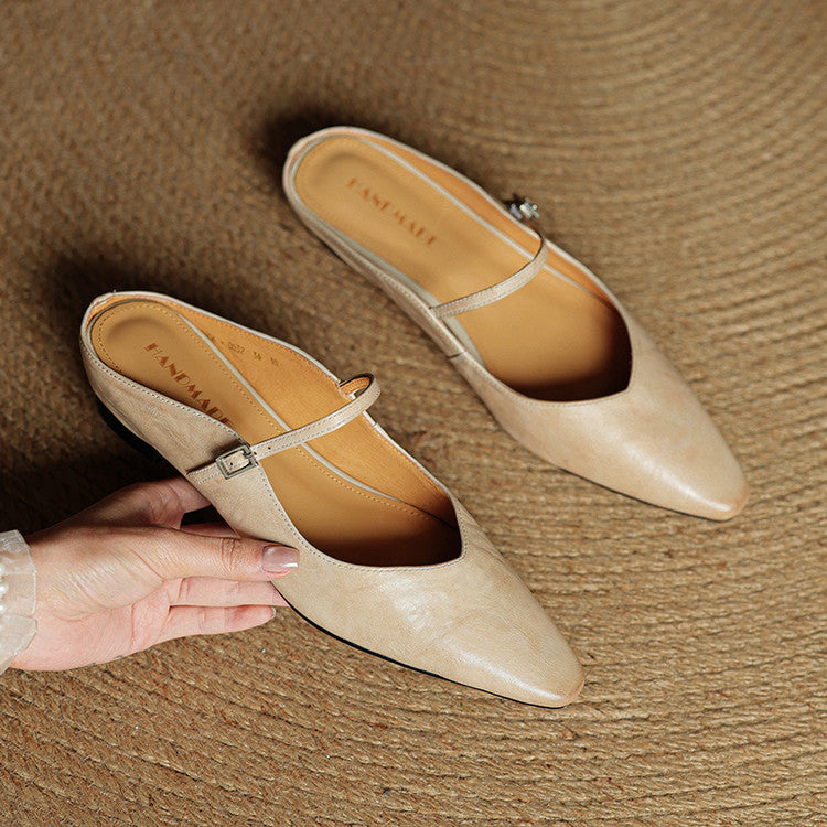 Elegante Slingback Ballerinas mit spitzer Kappe – Bequeme Flats für Damen im Alltag & Büro