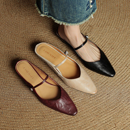 Elegante Slingback Ballerinas mit spitzer Kappe – Bequeme Flats für Damen im Alltag & Büro