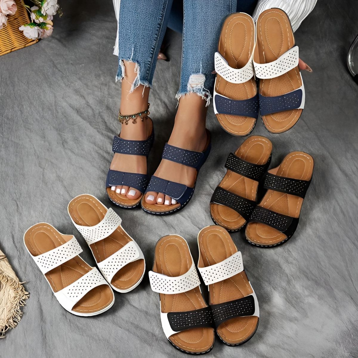 Selinna - Elegante und Bequeme Orthopädische Sandalen