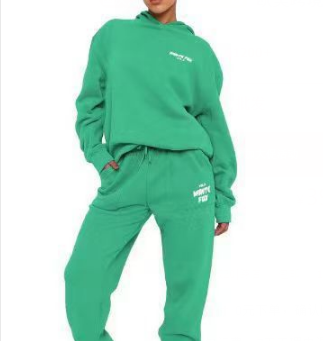 Félicie - Lässiges Sportanzug-Set für Frauen | Kapuzenpullover & Jogginghose | Weiches Fleece-Innenfutter