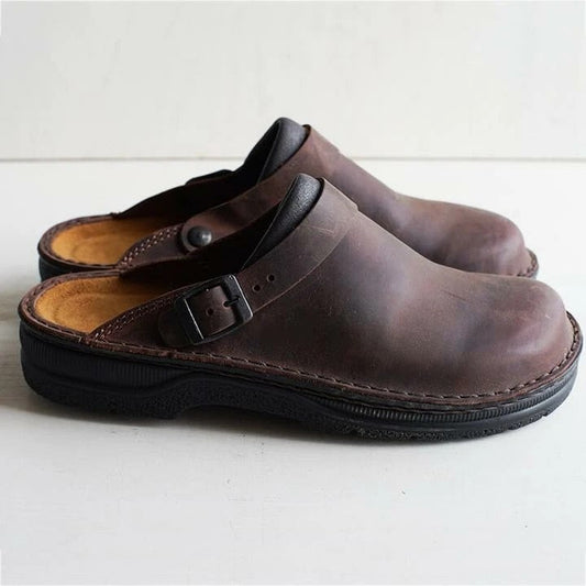 Zeitlose Leder-Clogs für Herren & Damen mit Komfortabler Passform und Klassischem Design