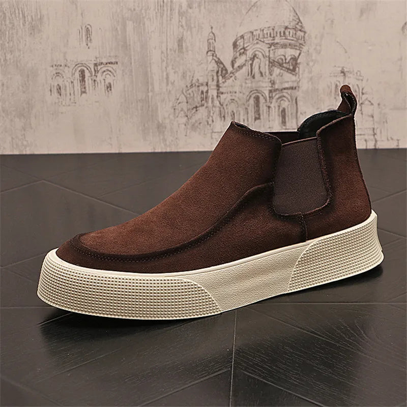 Théophile - Chelsea-Stiefel aus Wildleder Matteo für Herren