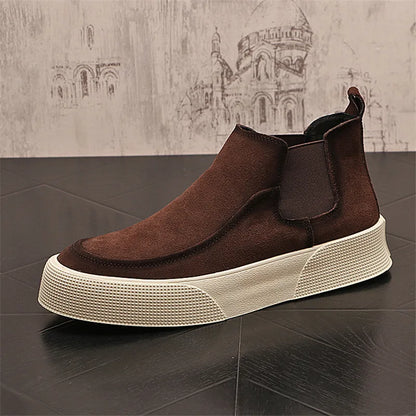 Théophile - Chelsea-Stiefel aus Wildleder Matteo für Herren