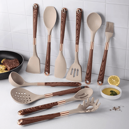 Auralis - Luxuriöses Silikon-Küchen-Set – 10 Teile