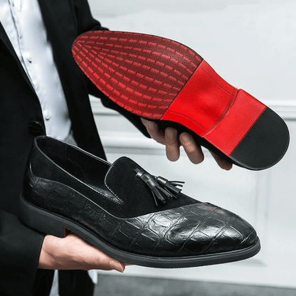 Elegante Loafer mit Tassel Design für Herren – Klassische Business Schuhe in Lederoptik