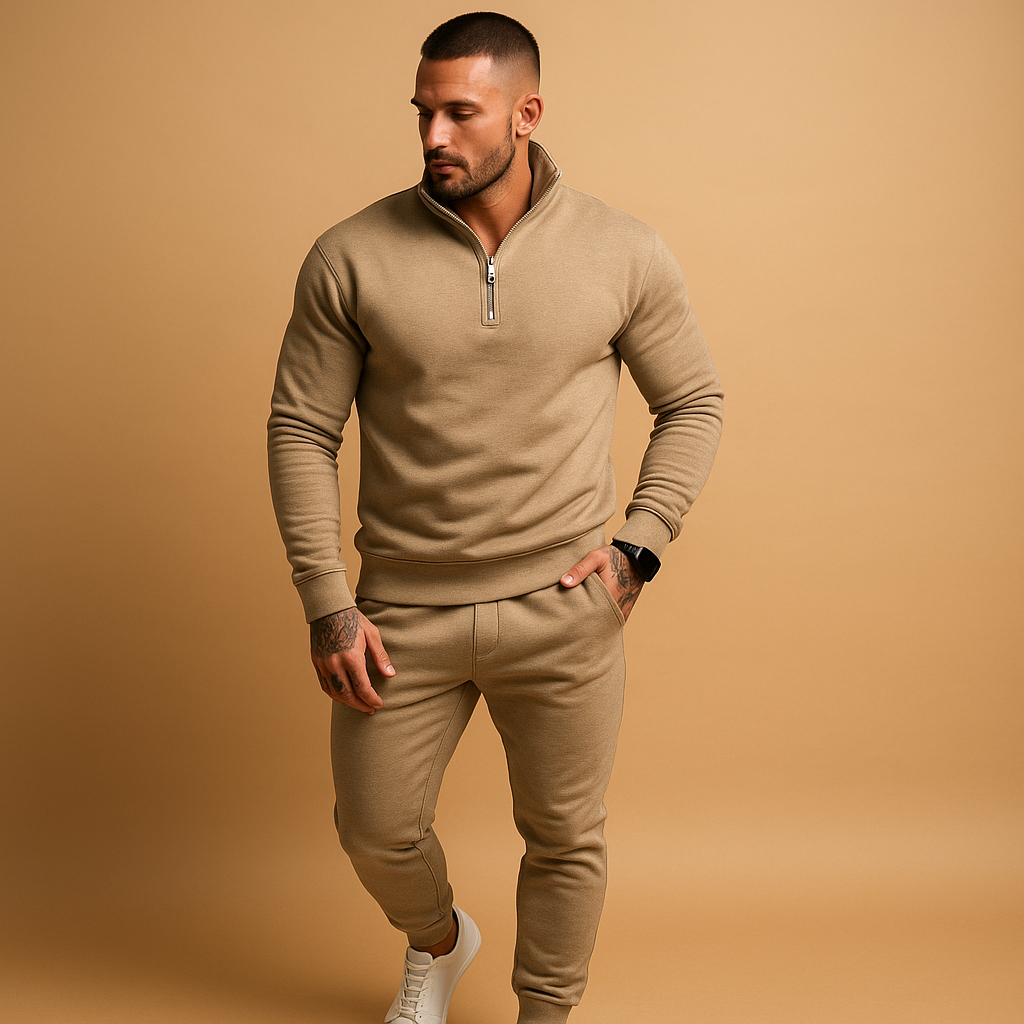 Éryan - Tommy | Modernes Herren-Sportanzug mit Stehkragen und Sporthose