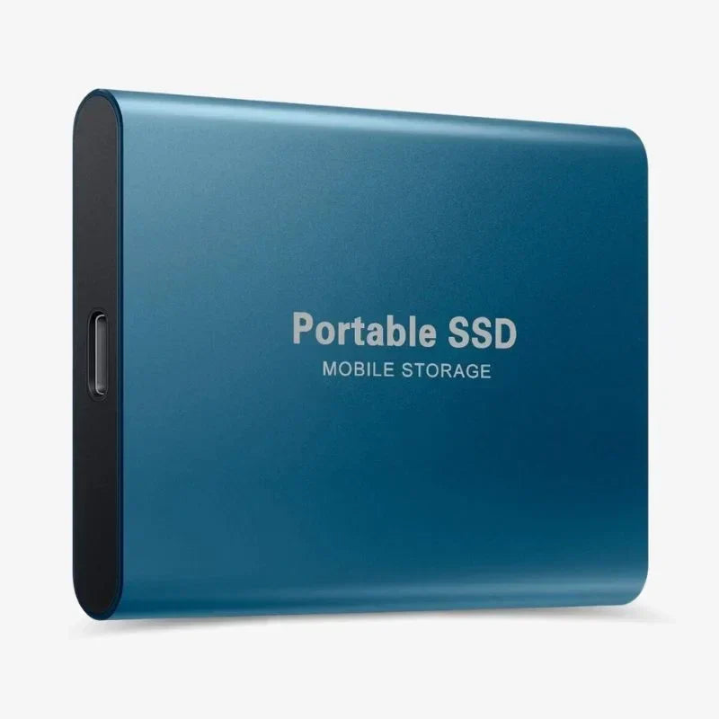Ultraflache Externe SSD mit USB-C – Schneller Tragbarer Speicher für Laptop, PC & Smartphone