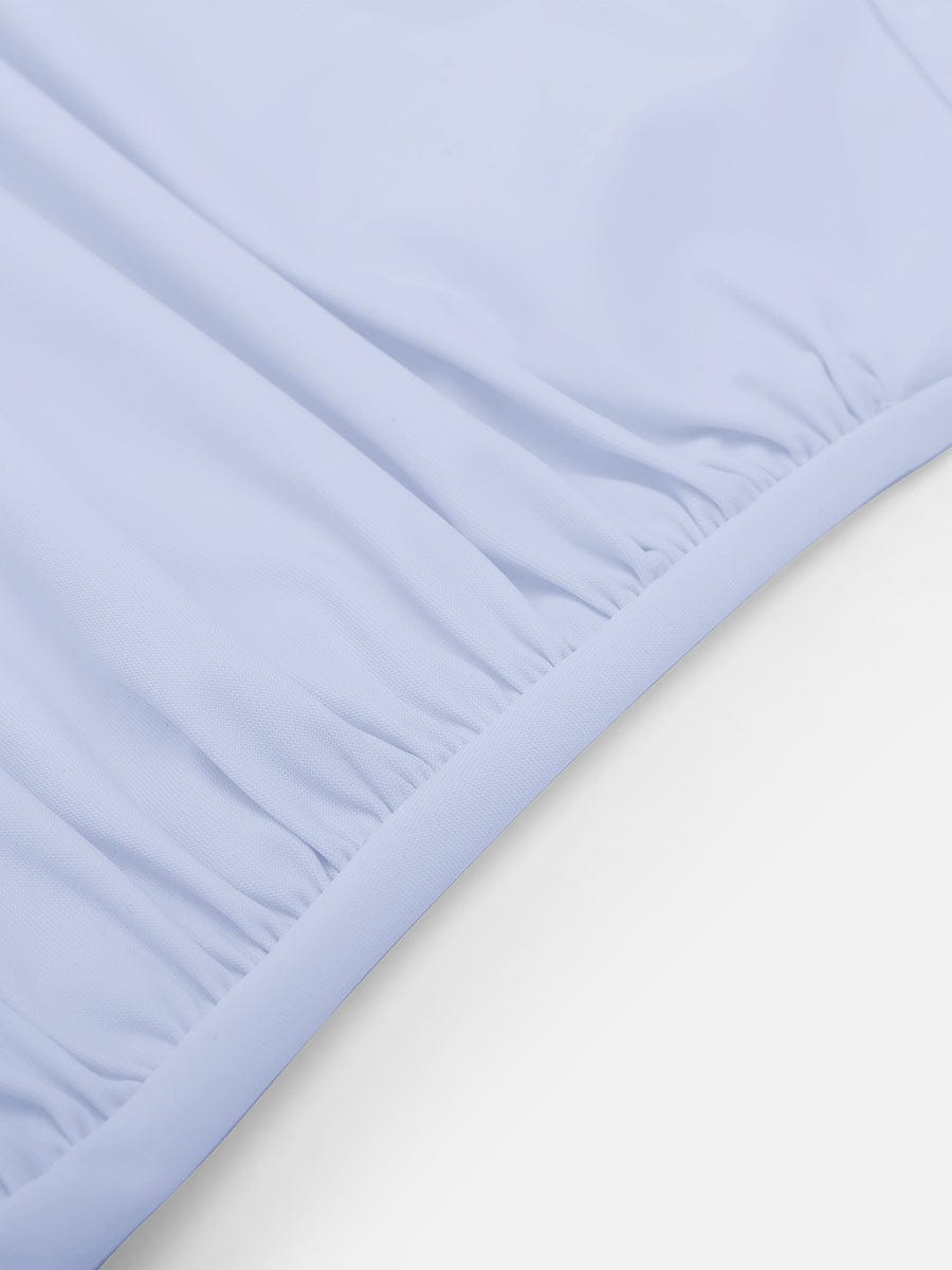 Figurformender Badeanzug mit Ring-Detail – Bauchkontrolle & Verstellbare Träger für Damen