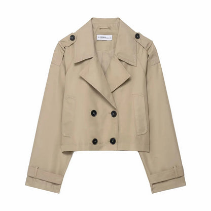 Adélie - Eleganter Trenchcoat für Damen | Doppelreiher und Praktische Taschen