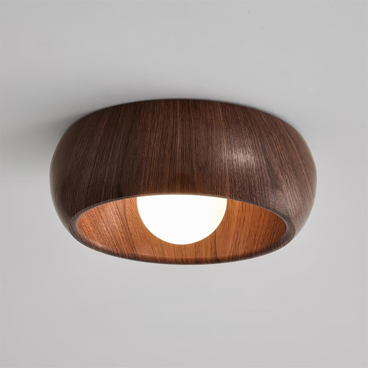 LigneNature - Minimalistische Moderne Deckenlampe Holz-Effekt