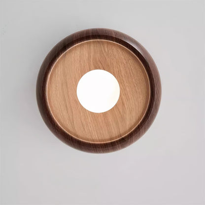 LigneNature - Minimalistische Moderne Deckenlampe Holz-Effekt