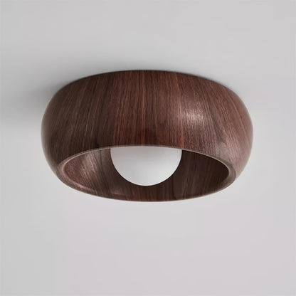 LigneNature - Minimalistische Moderne Deckenlampe Holz-Effekt