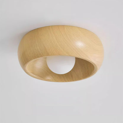 LigneNature - Minimalistische Moderne Deckenlampe Holz-Effekt