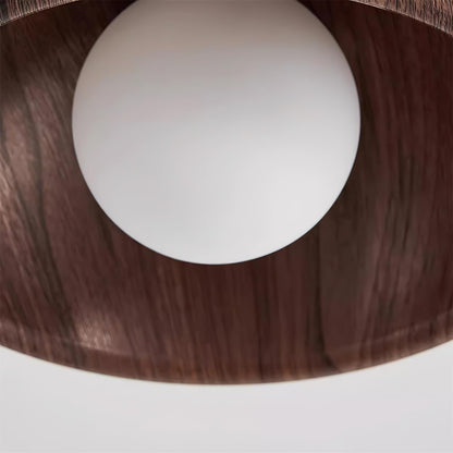 LigneNature - Minimalistische Moderne Deckenlampe Holz-Effekt